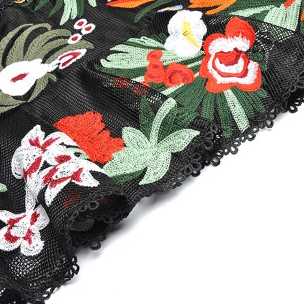 Colorful Tropical Dress Medium The Dilaka - Picture 10 of 12
